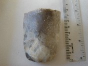 leaf-shaped arrow head